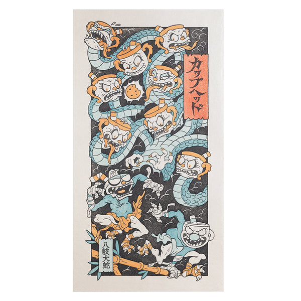 Ms. Chalice - Orochi Limited Edition Woodblock Print (Cuphead)