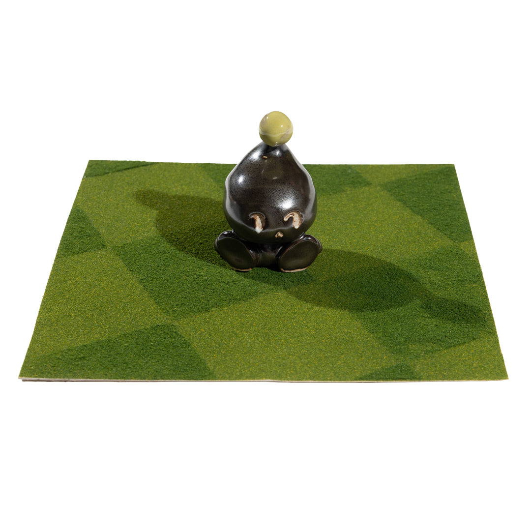 Doyung Lee - Chao Garden: Onyx Jewel Chao (Original Art Piece)