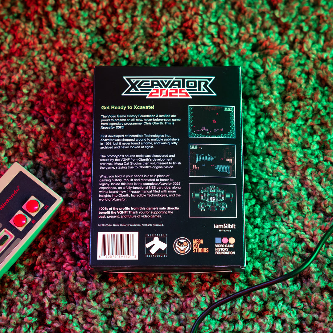 Xcavator 2025 (NES Cartridge)