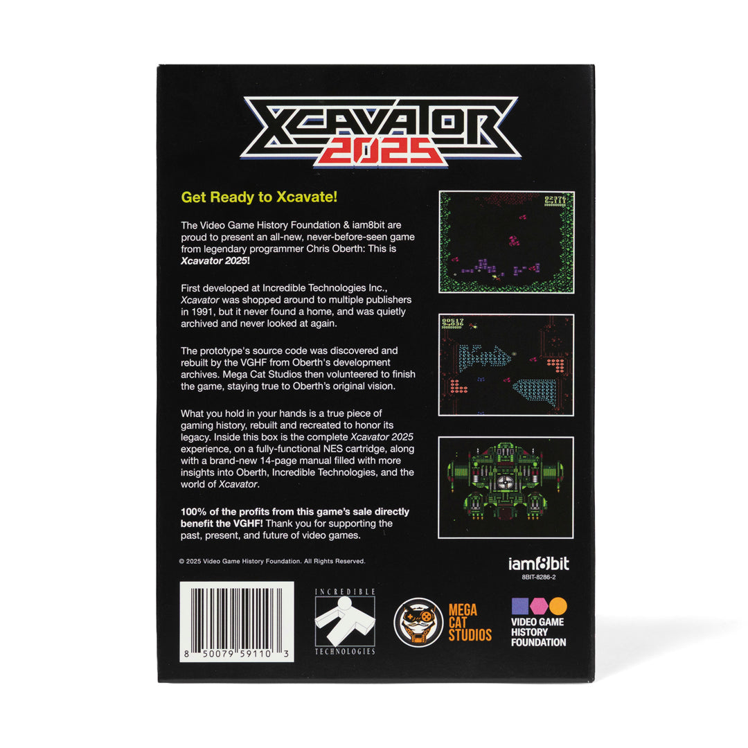 Xcavator 2025 (NES Cartridge)
