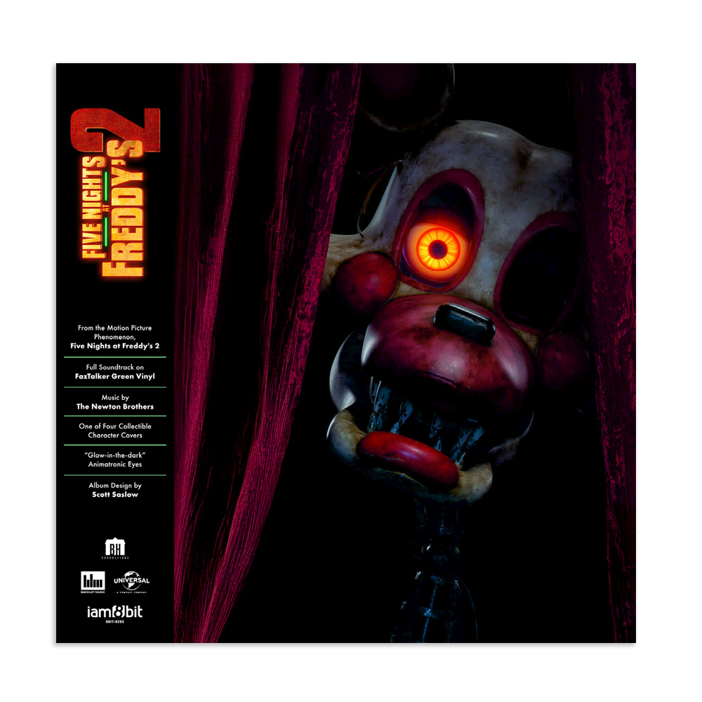 Five Nights at Freddy’s 2 Vinyl Soundtrack (Retail Curtain Red) - Mangle Jacket