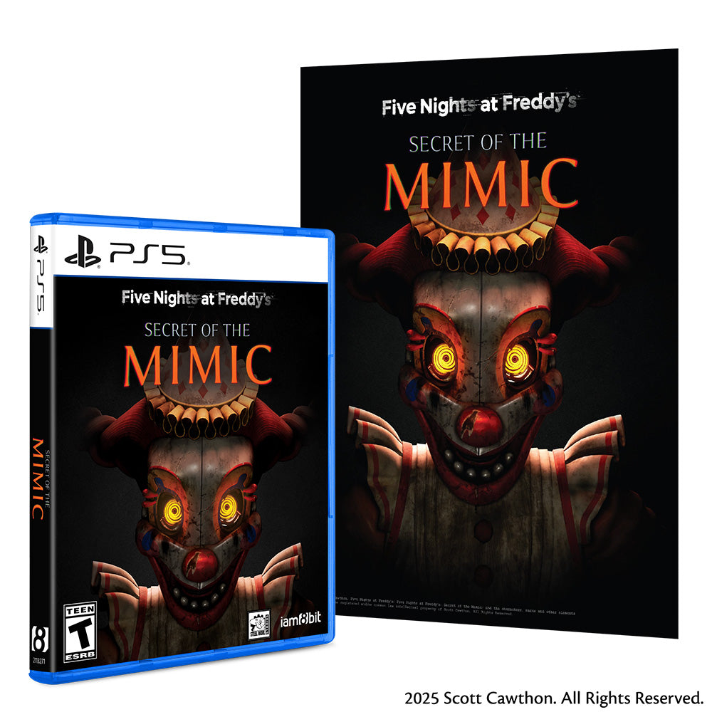 Five Nights at Freddy's PS5 and Poster
