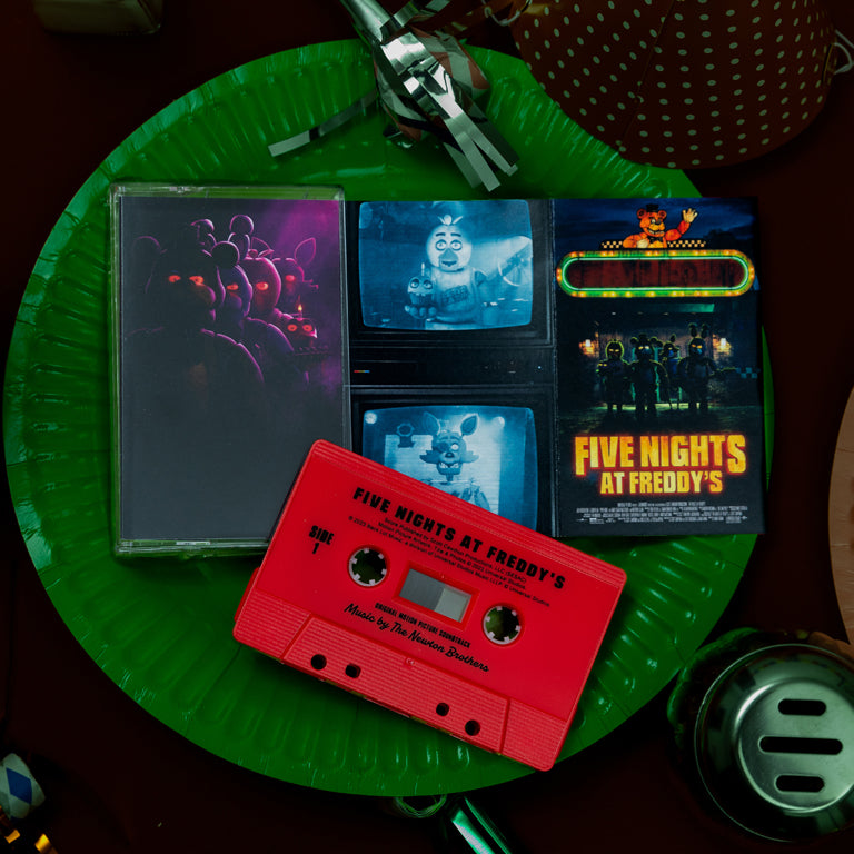 Five Nights at Freddy’s Cassette with cover sheet and case