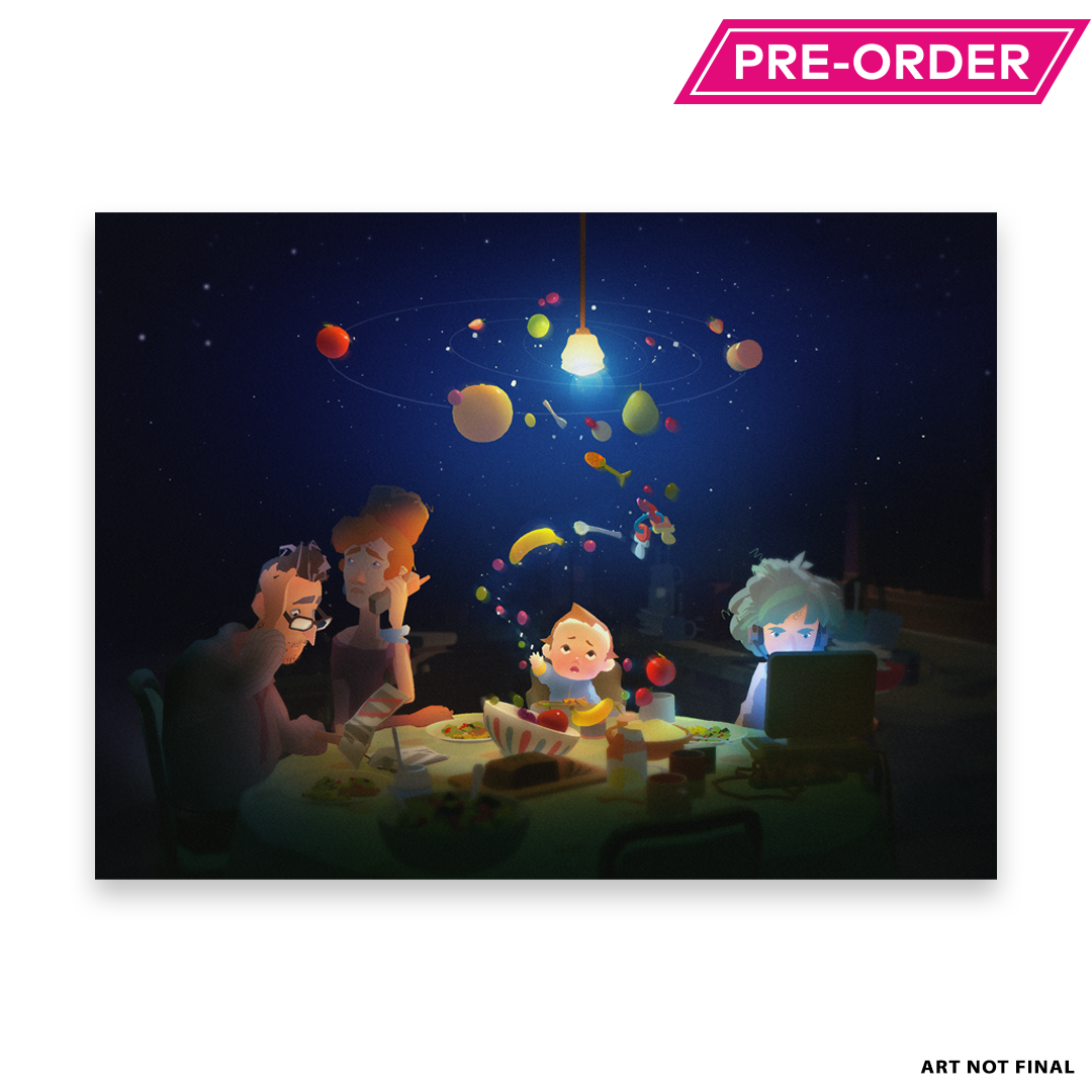 Goodnight Universe - “Dinner” Key Art - Game Maker's Sketchbook - Pre-order