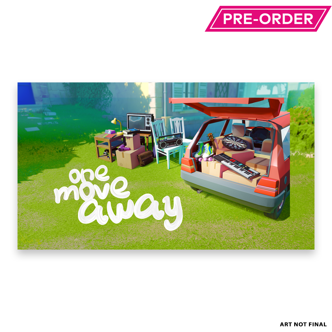 One Move Away - Key Art - Game Maker's Sketchbook - Pre-order