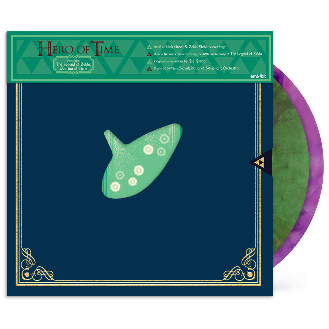 Hero of Time 2xLP Reissue (Music from The Legend of Zelda: Ocarina of Time) Anniversary Edition (iam8bit Edition)