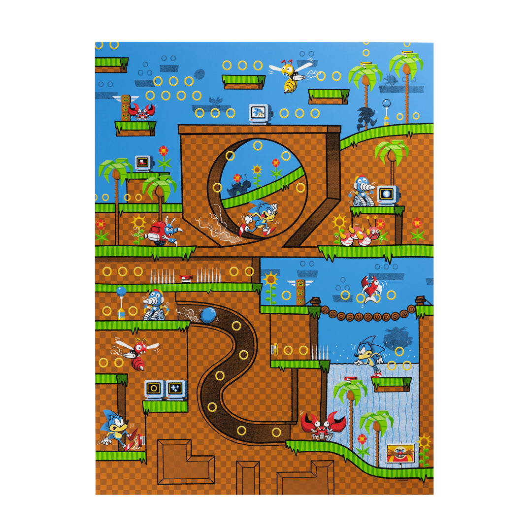 Ian Glaubinger - King of the (Green) Hill (Timed Edition Print)