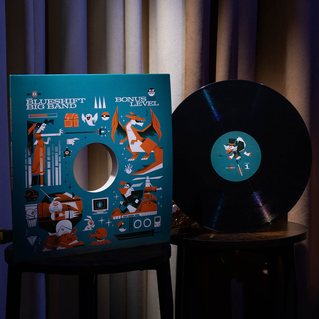 Joystick Jazz: The Blueshift Big Band Plays Iconic Video Game Hits (BONUS LEVEL) Vinyl
