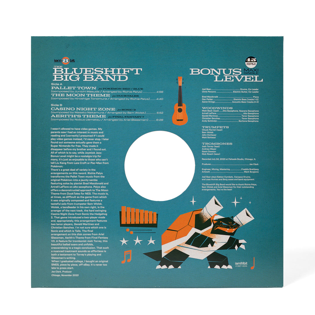 Joystick Jazz: The Blueshift Big Band Plays Iconic Video Game Hits (BONUS LEVEL) Vinyl