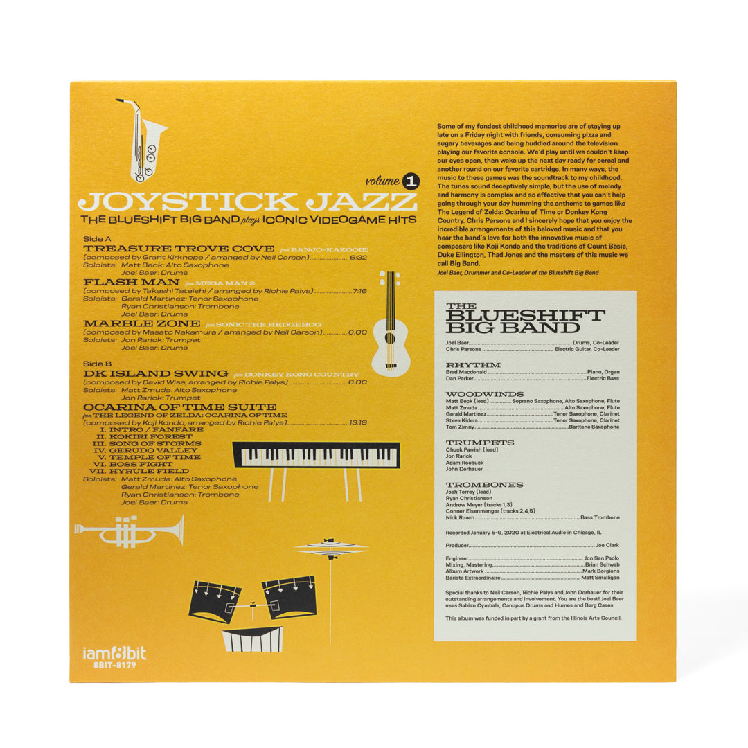 Joystick Jazz: The Blueshift Bigband Plays Iconic Video Game Hits Vinyl (Jazz Green Edition)