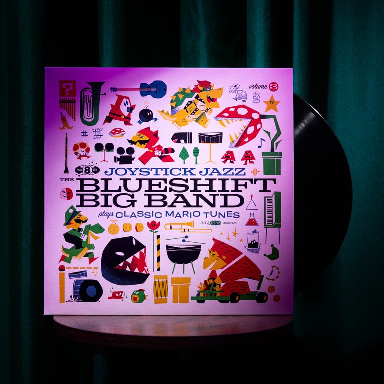 Joystick Jazz: The Blueshift Big Band Plays Classic Mario Tunes (Vol. 3) Vinyl Soundtrack