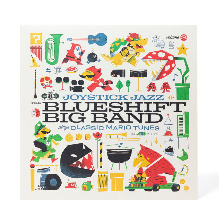 Joystick Jazz: The Blueshift Big Band Plays Classic Mario Tunes (Vol. 3) Vinyl Soundtrack 