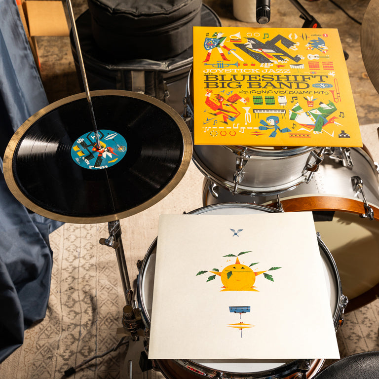 Joystick Jazz: The Blueshift Big Band Plays Iconic Video Game Hits Vinyl Soundtrack With Disc and Sleeve