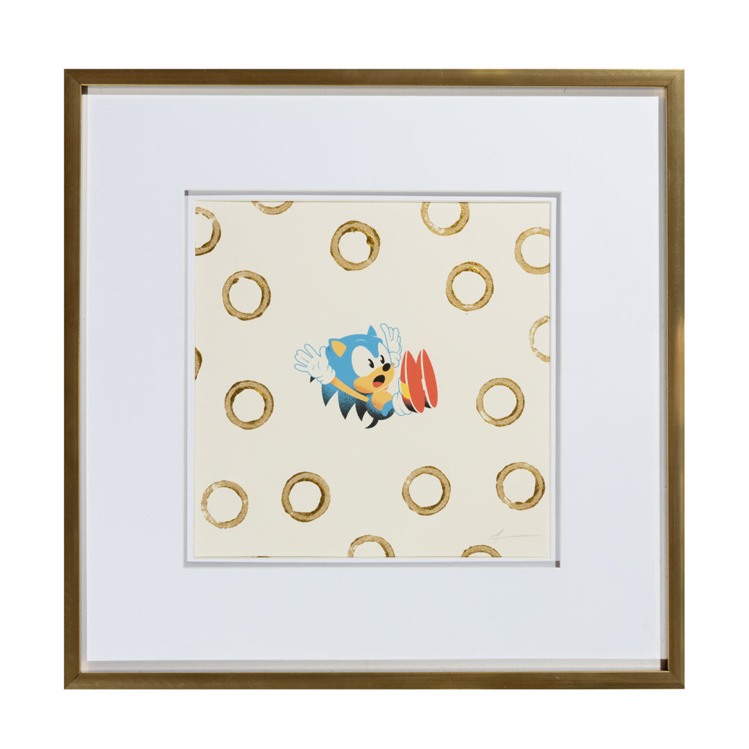Justin Erickson of Phantom City Creative -  Ring Drop (Framed Art Print)