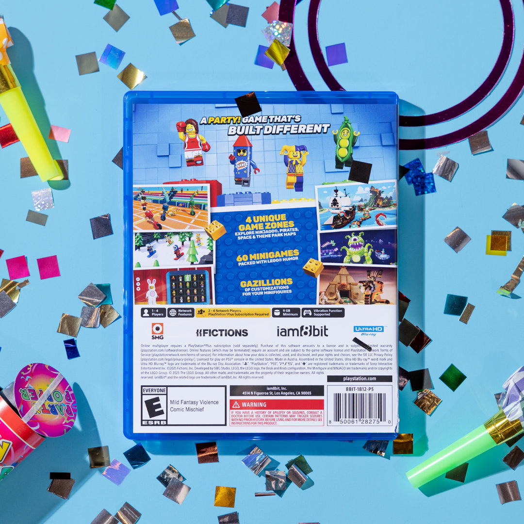 LEGO Party PS5 Box Back Lifestyle