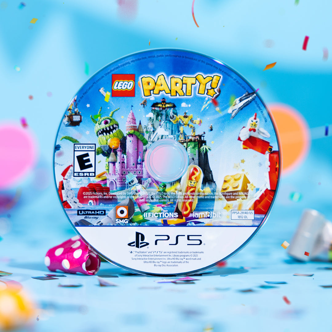 LEGO Party PS5 with Disc Out Lifestyle