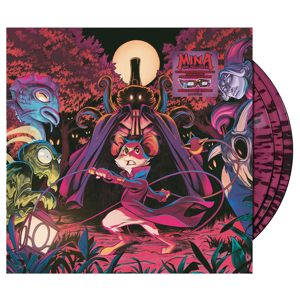 Mina The Hollower Whitebox Vinyl Cover with Disc Out