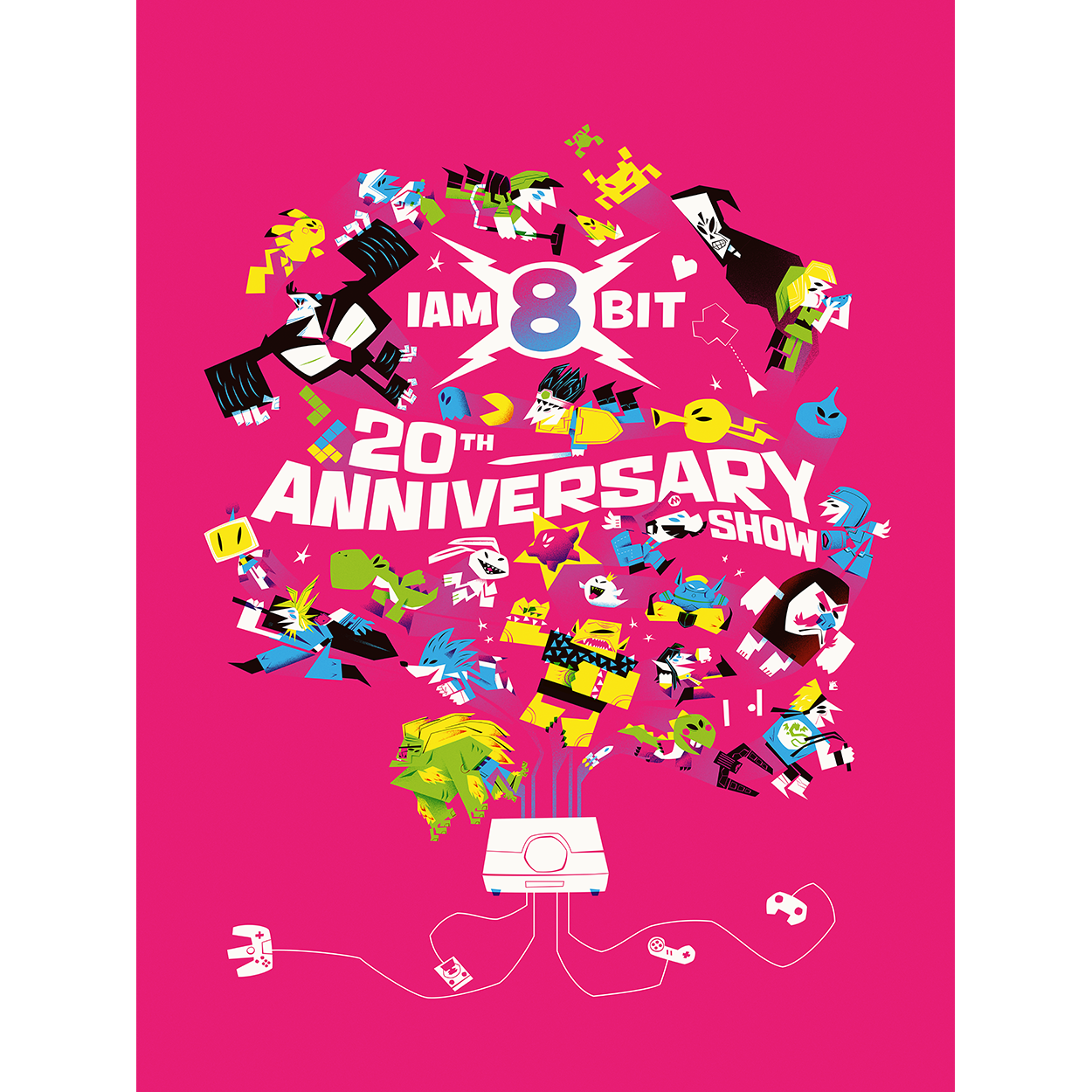 166 Mark Borgions iam8bit 20th Anniversary Show Poster