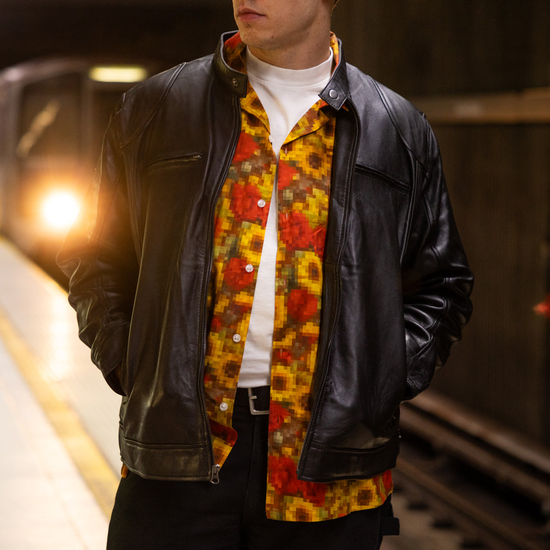 Max Payne Low Resolution Button Up Shirt