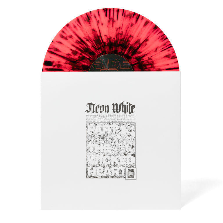 Neon White Soundtrack Part 1 “The Wicked Heart” 2xLP, Disc AB and Sleeve