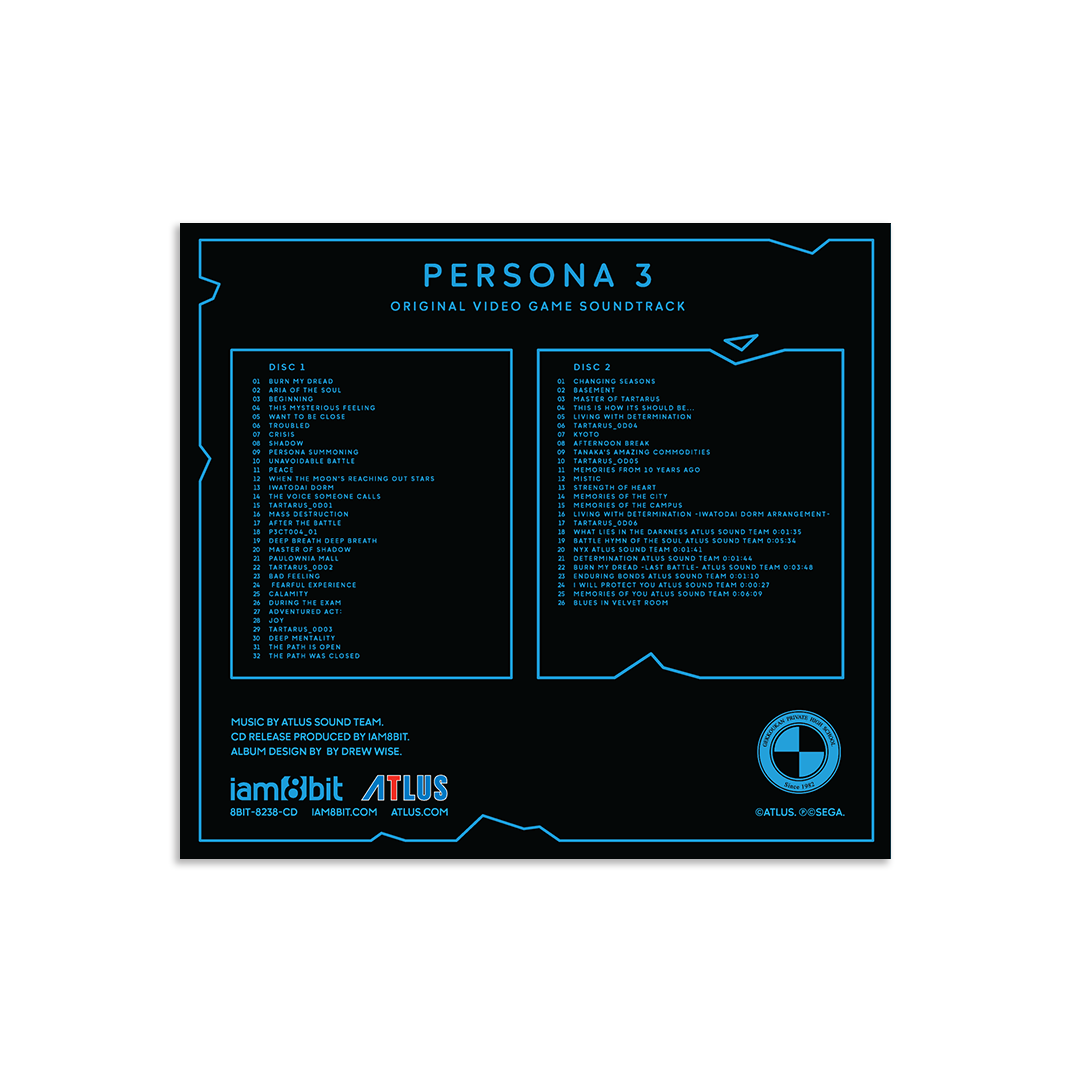 Persona 3 - 2 CD Soundtrack