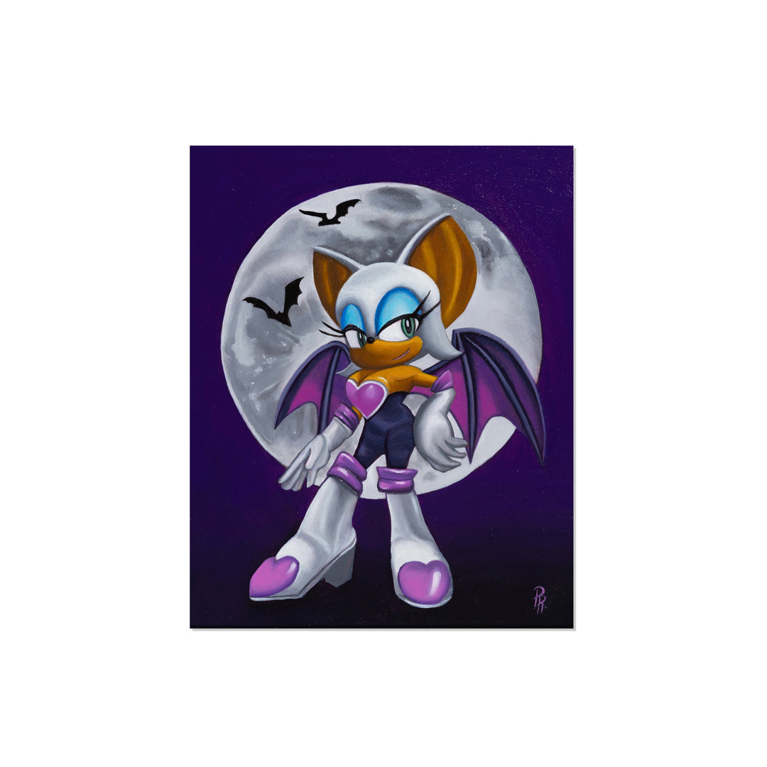 Paige Reynolds of Phantom City Creative - Rouge the Bat (Timed Edition Print)