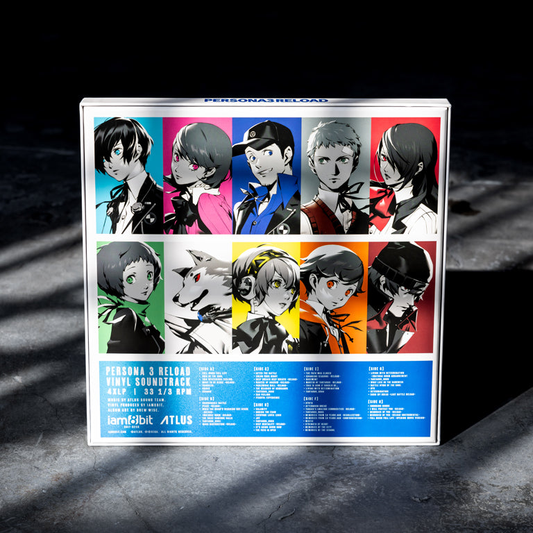 Persona 3 Reload 4xLP Back of Box
