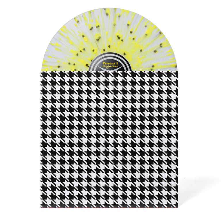 Persona 4 Megamix Vinyl Soundtrack Disc and Sleeve