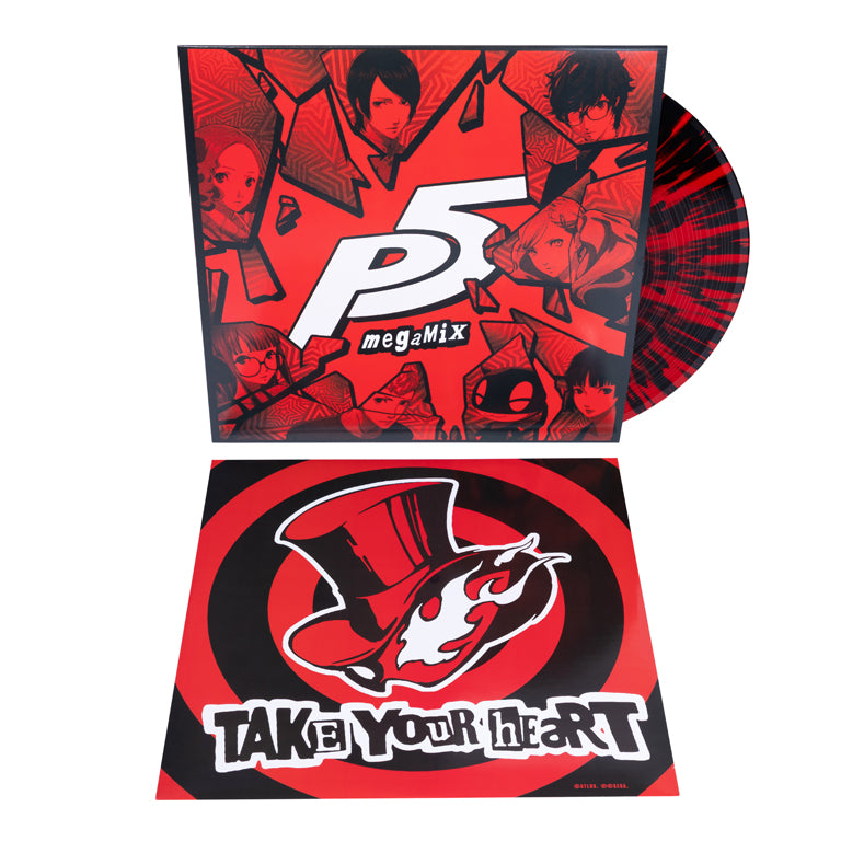 Persona 5 Megamix Vinyl Soundtrack with sleeve