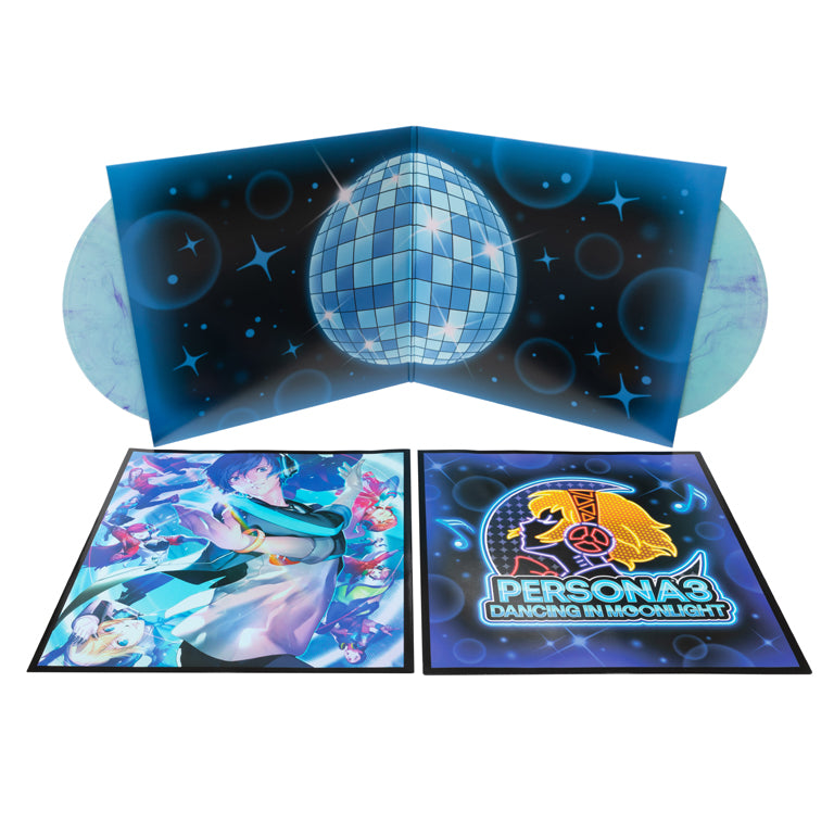 Persona 3: Dancing in Moonlight 2xLP Open Gatefold With Discs and Sleeves