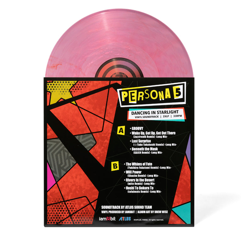 Persona 5: Dancing in Starlight 2xLP Disc and Sleeve A/B (Back)