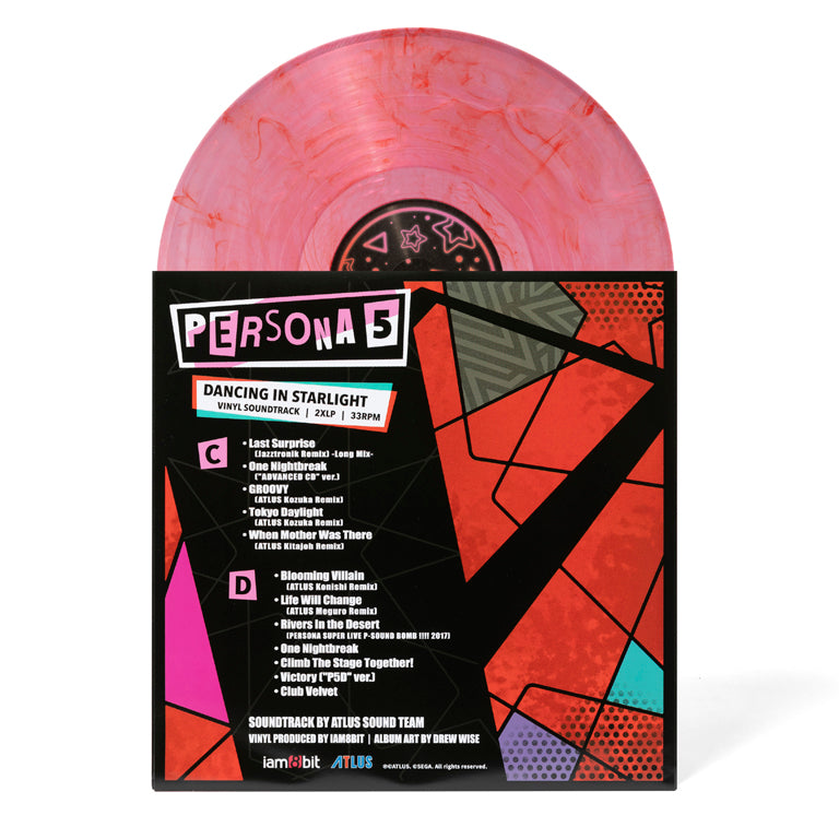 Persona 5: Dancing in Starlight 2xLP Disc and Sleeve C/D (Back)
