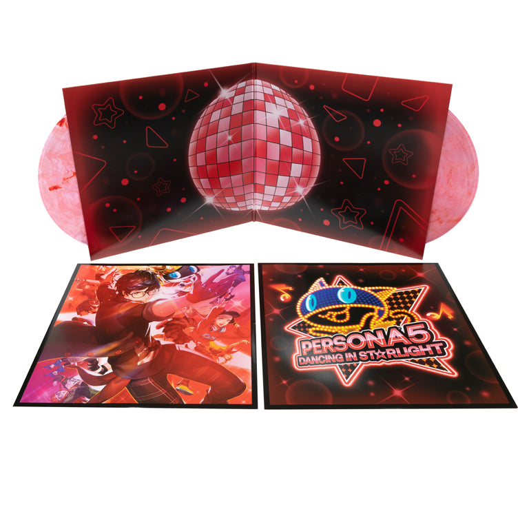 Persona 5: Dancing in Starlight 2xLP Open Gatefold With Discs and Sleeves