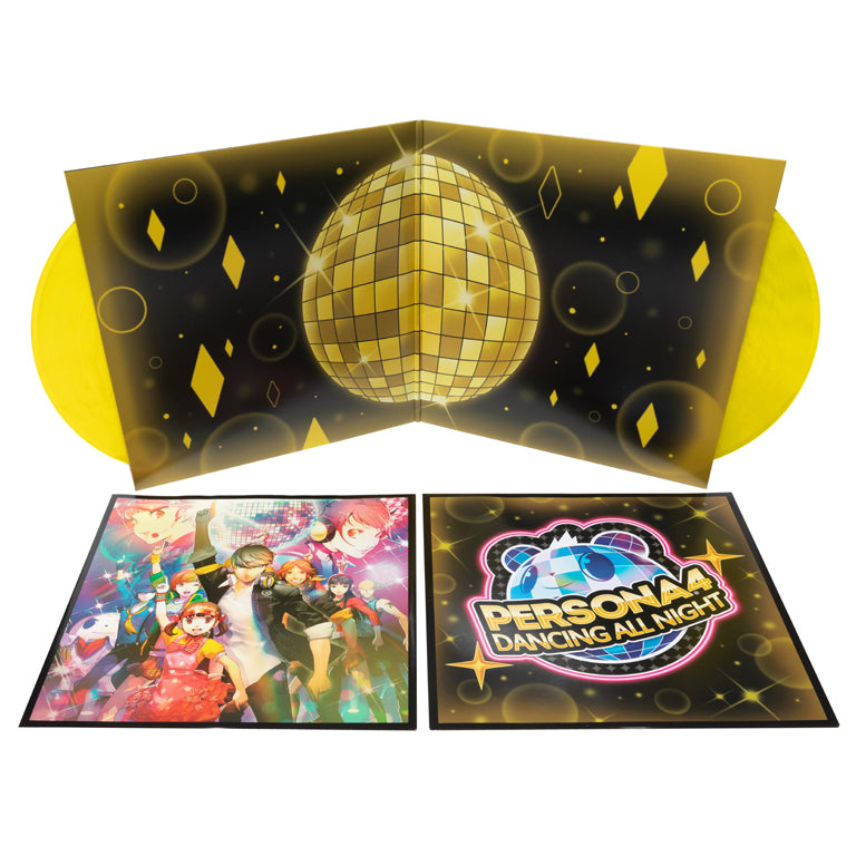 Persona 4: Dancing All Night 2xLP Open Gatefold With Discs and Sleeves
