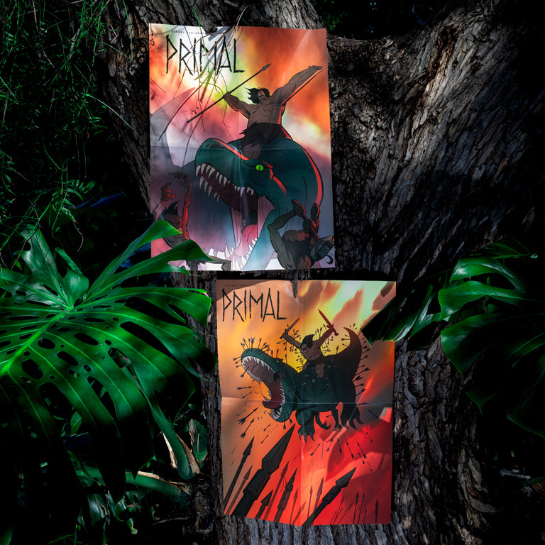 Genndy Tartakovsky's Primal 2xLP Included Foldout Posters