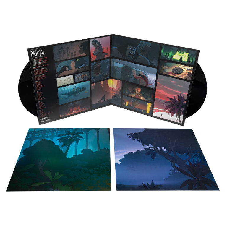 Genndy Tartakovsky's Primal 2xLP Open Jacket Display with Sleeves