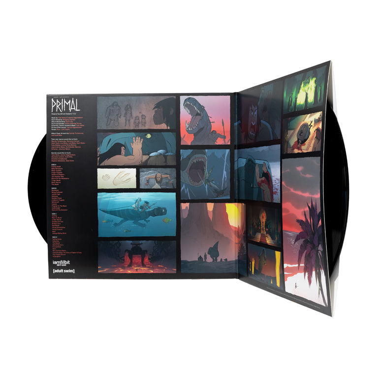 Genndy Tartakovsky's Primal 2xLP Open Jacket