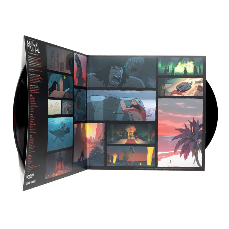 Genndy Tartakovsky's Primal 2xLP Open Jacket