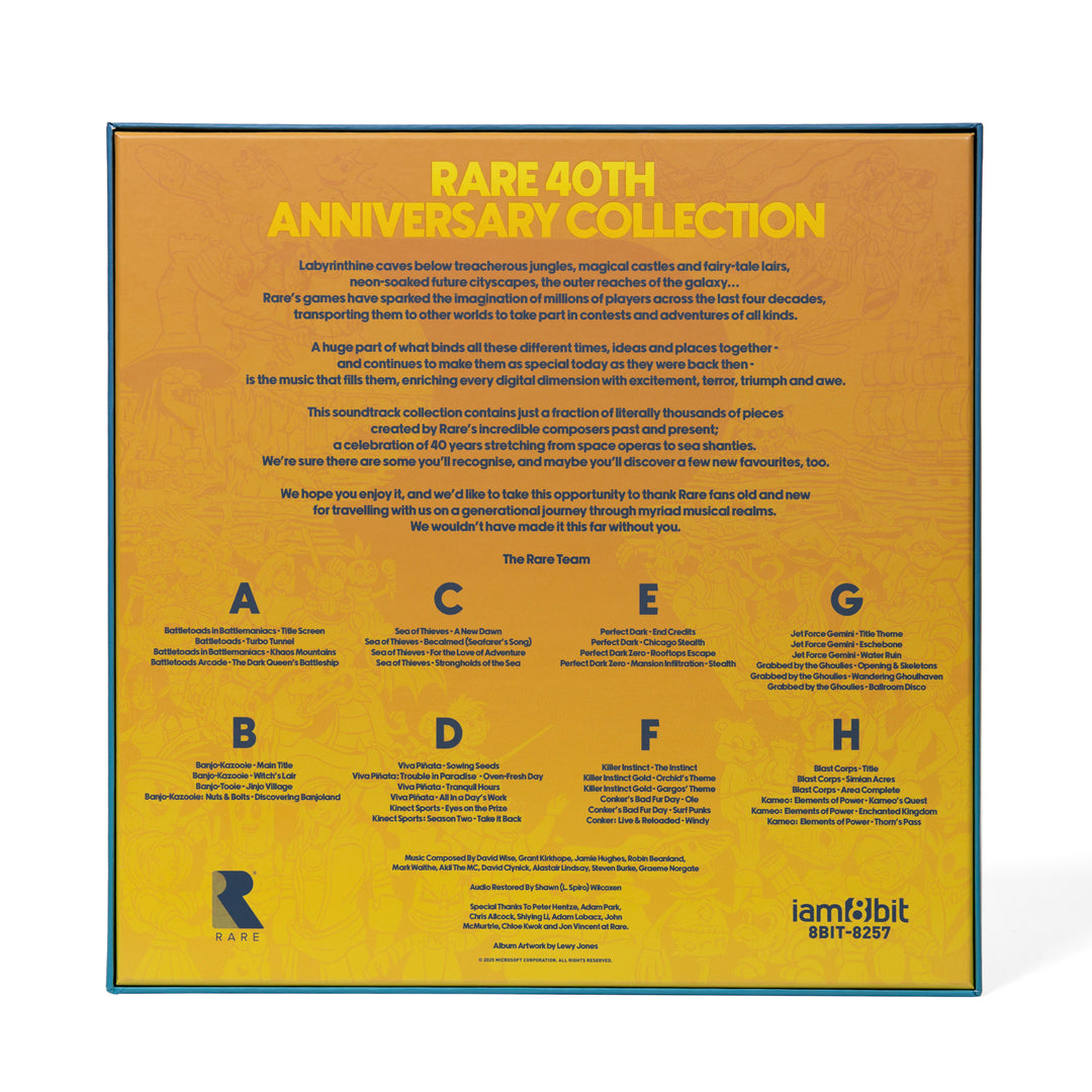 Rare 40th Vinyl Back Shot