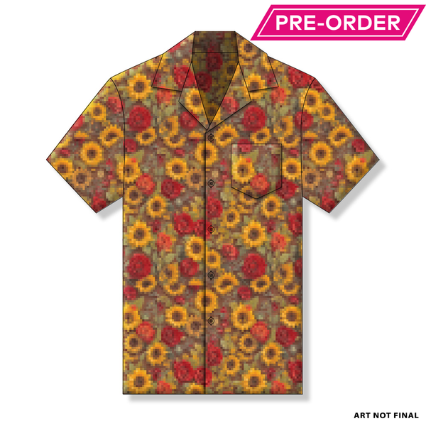 アットラスト　Crest Shirt S/S 16 1/2 iam8bit | REZ 20th Anniversary Shirt: 2001 - 2021 - iam8bit