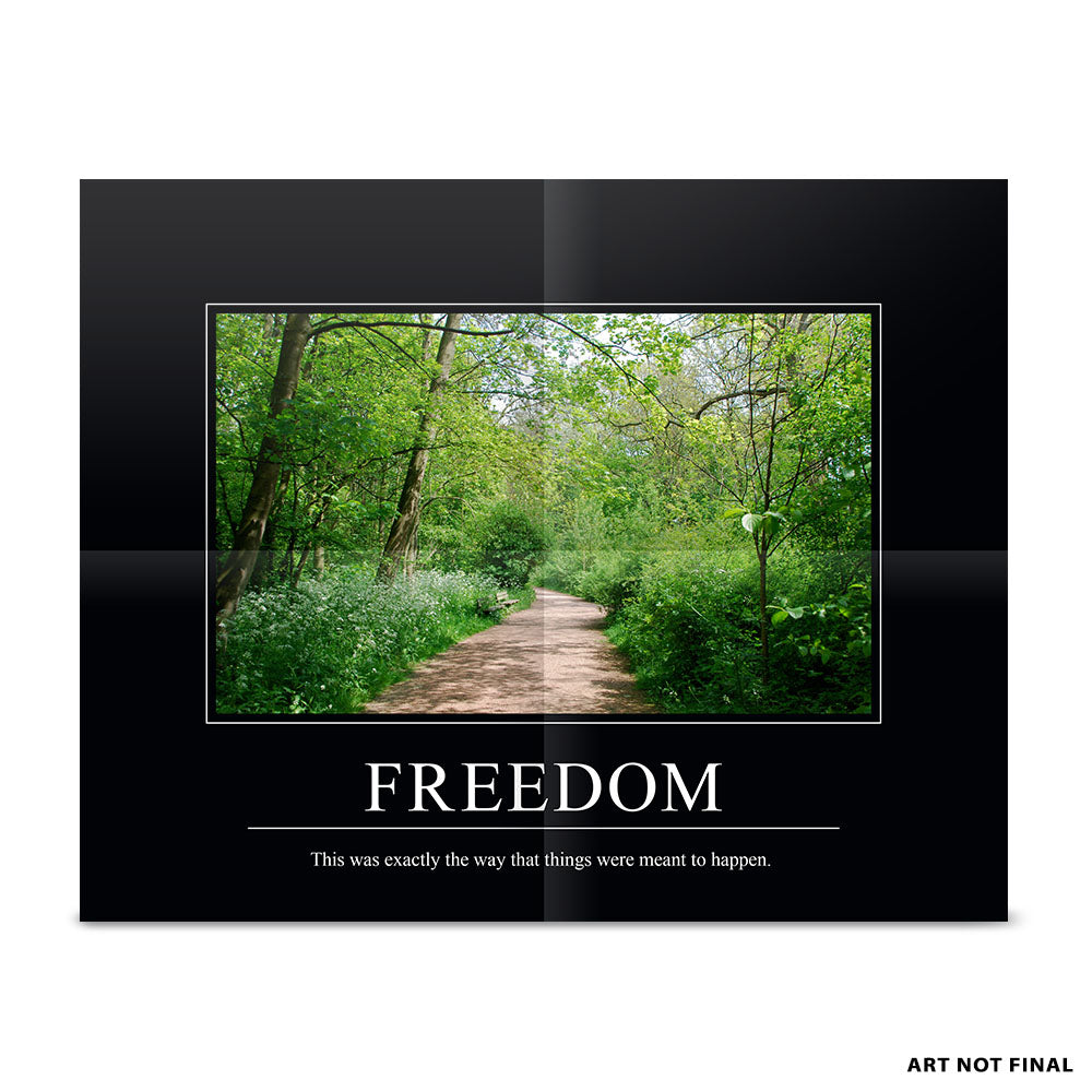 The Stanley Parable 2xLP Motivational Poster: Freedom