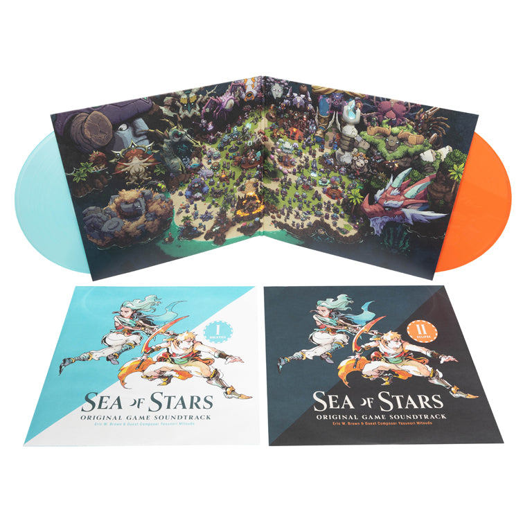 Sea of Stars 2xLP - Open Gatefold with discs and sleeves