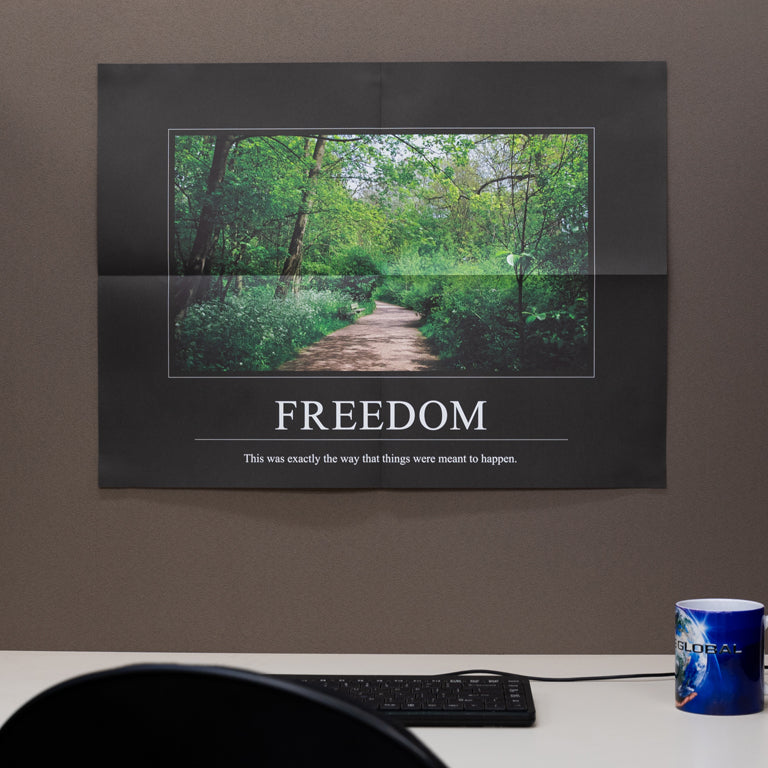 The Stanley Parable 2xLP Foldout Motivational Poster [Freedom]
