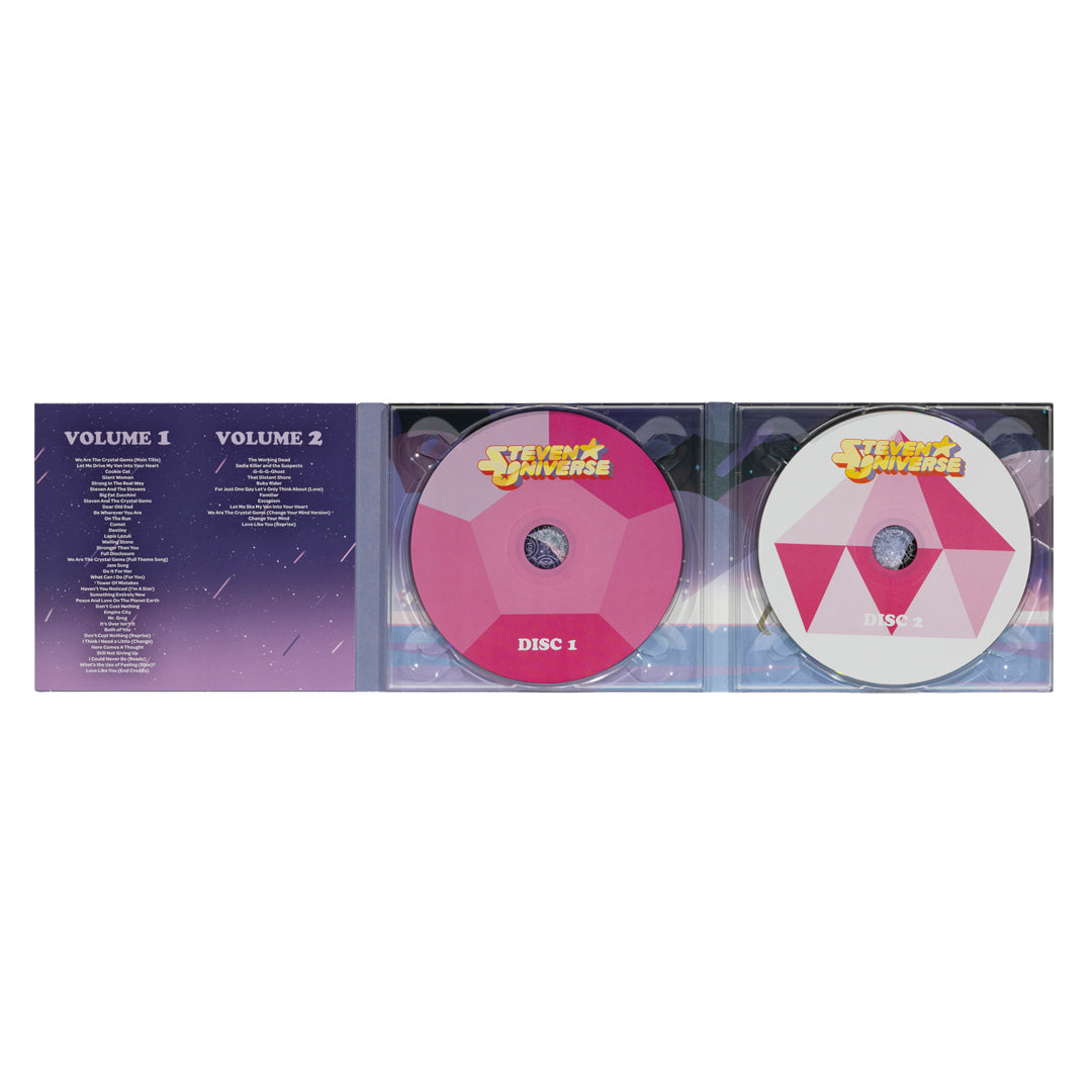 スティーブンユニバース サウンドトラック Volume 1 & 2 Steven Universe: Vol. 1 & Vol. 2 CD - Original Animated Series