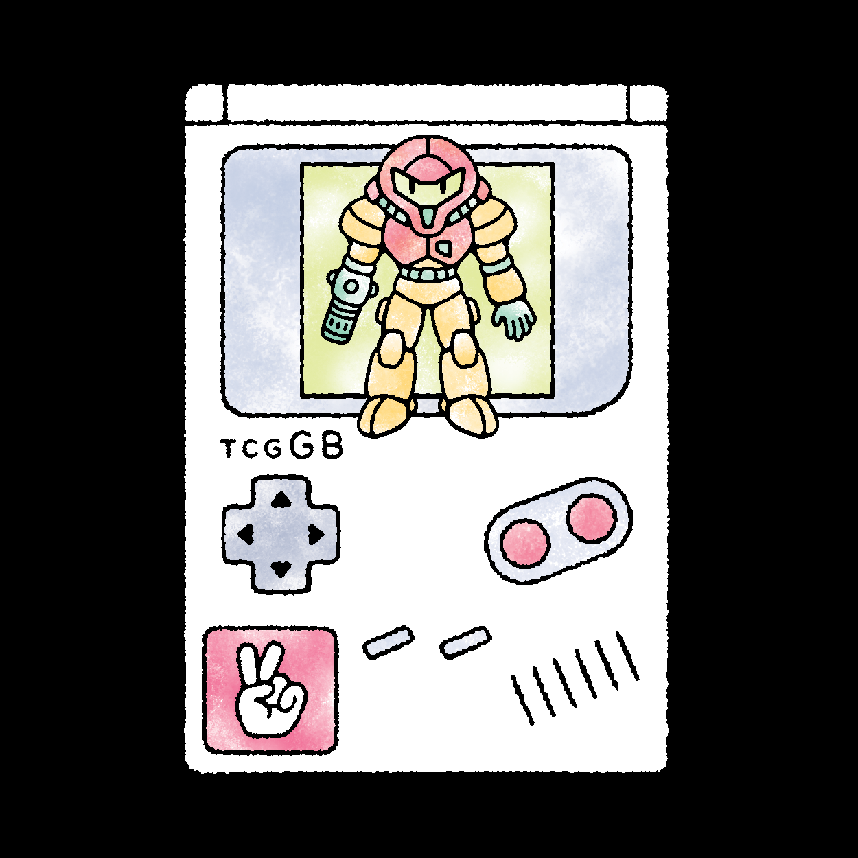 57 TCG-GB 6 - Samus (Metroid II: Return of Samus) by Drew Wise
