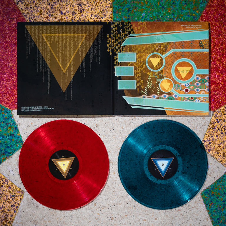 Transistor: Original Soundtrack 2xLP - iam8bit Exclusive Edition - 2xLP on Red & Teal Vinyl 