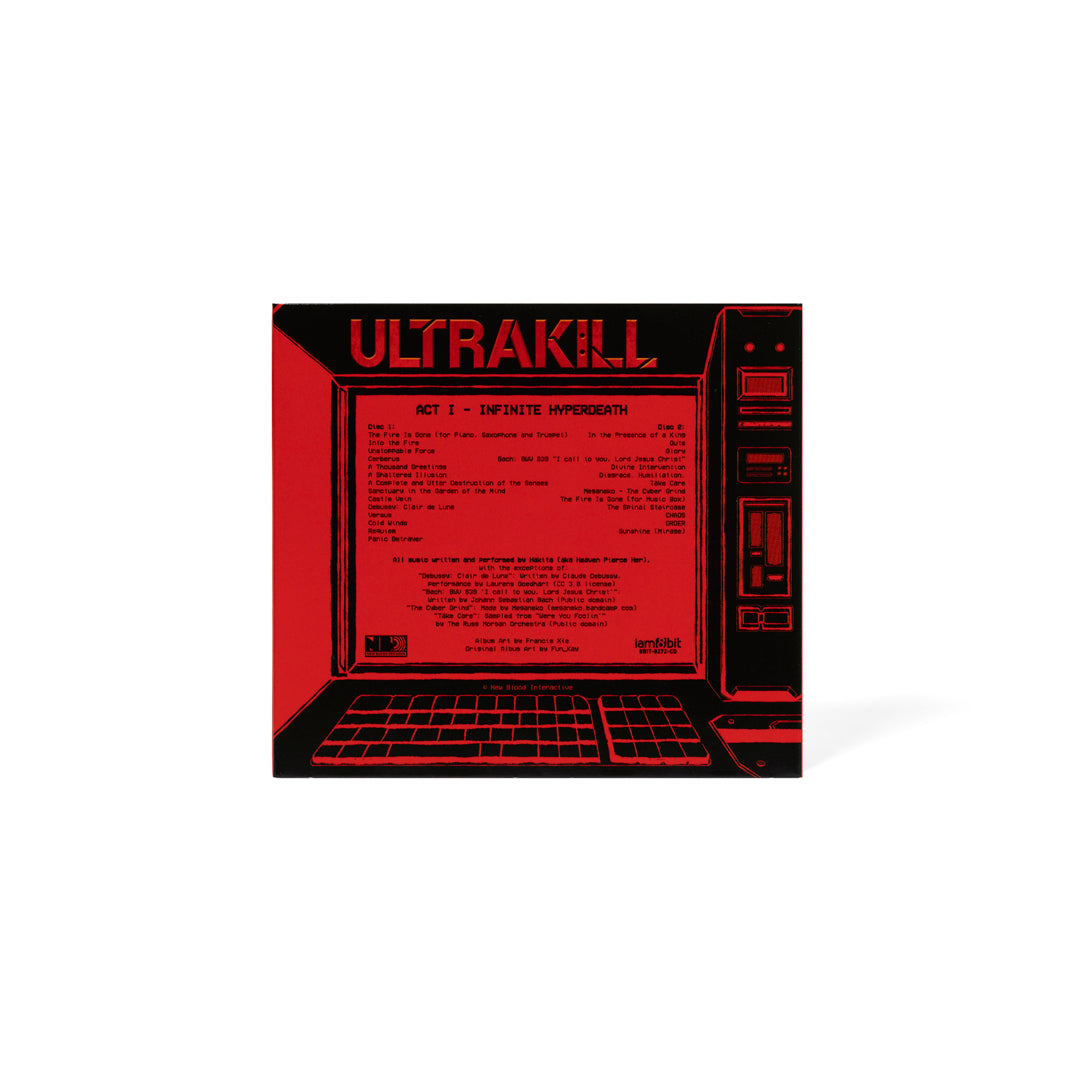 Ultrakill Soundtrack Volume 1: Infinite Hyperdeath CD