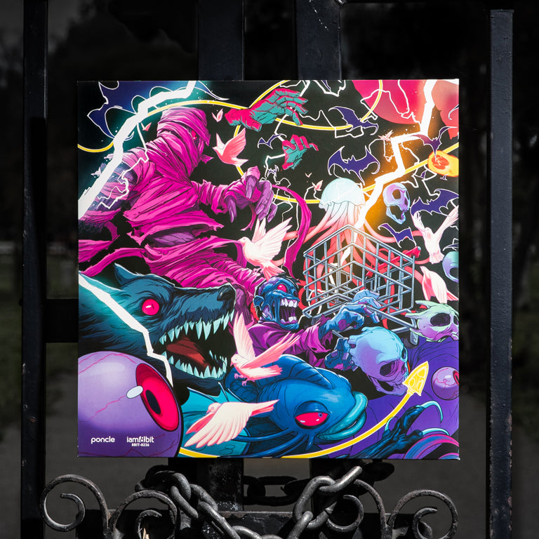 Vampire Survivors 2xLP (Back of Jacket)