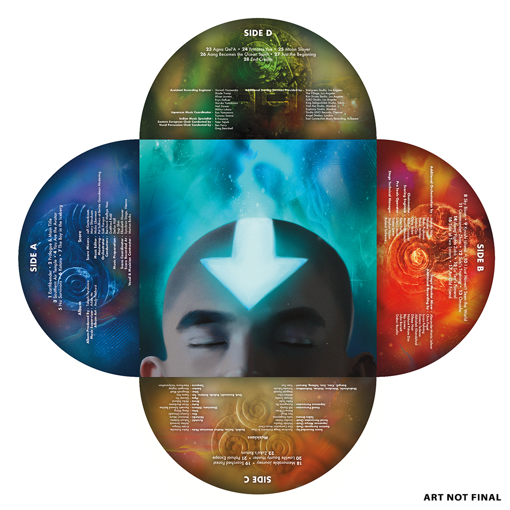 Avatar: The Last Airbender (Soundtrack from the Netflix Series) Disc (Open Jacket)