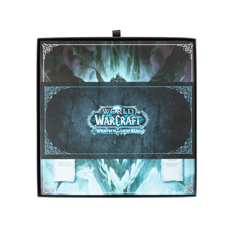 World of Warcraft: Wrath of the Lich King Deluxe Box Set (3xLP) -  iam8bit Exclusive Edition Discs in Box Drawer Insert 